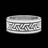 Anello a fascia Zancan in argento.