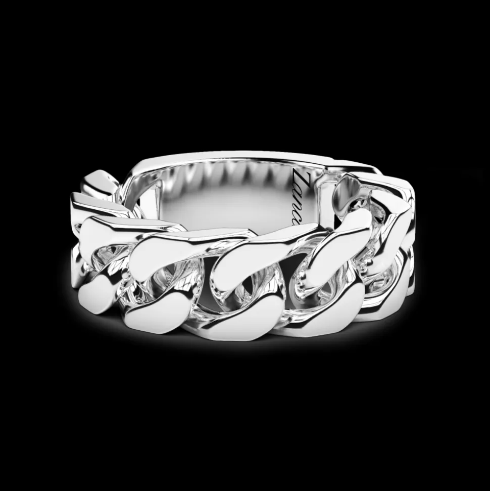 Anello a grumette Zanca in argento.