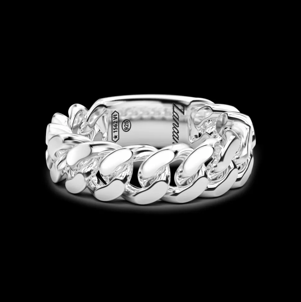 Anello a grumette Zanca in argento.