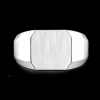 Anello chevalier Zancan in argento.