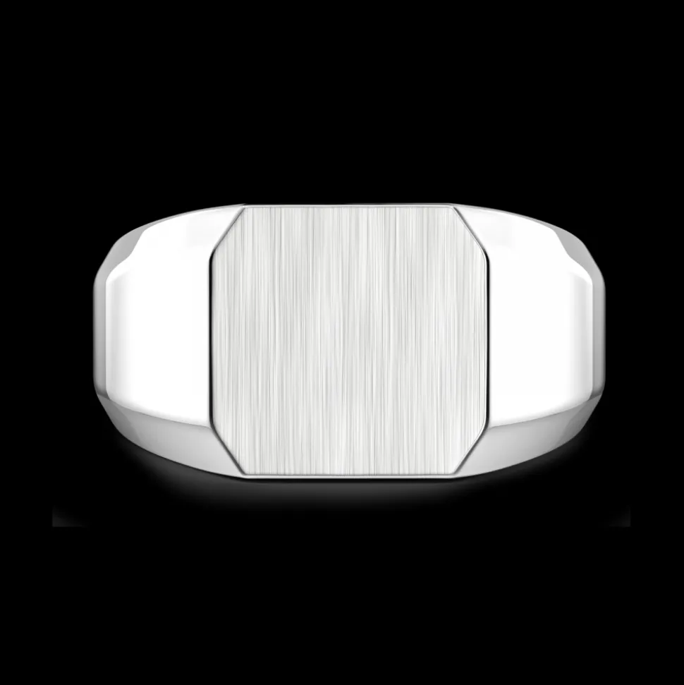 Anello chevalier Zancan in argento.
