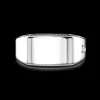 Anello chevalier Zancan in argento.