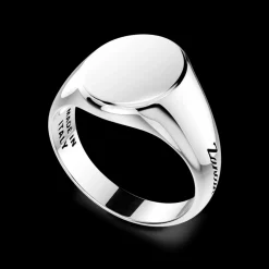 Anello chevalier Zancan in argento.