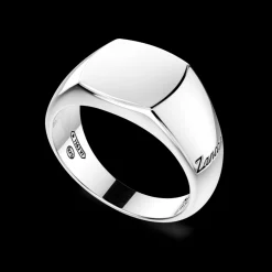 Anello chevalier Zancan in argento.