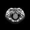 Anello Zancan cobra in argento con finitura vintage.
