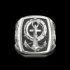 Anello Zancan in argento con ancora.