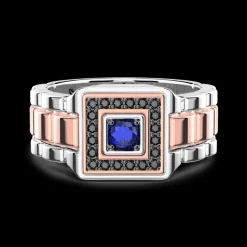 Anello Zancan in oro 18kt con diamanti.
