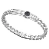 Bracciale a grumetta Zancan in argento con targa e madreperla.