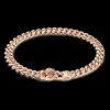 Bracciale a grumetta Zancan in argento con chiusura a testa di tigre.