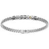 Bracciale a grumetta Zancan in argento con targa.