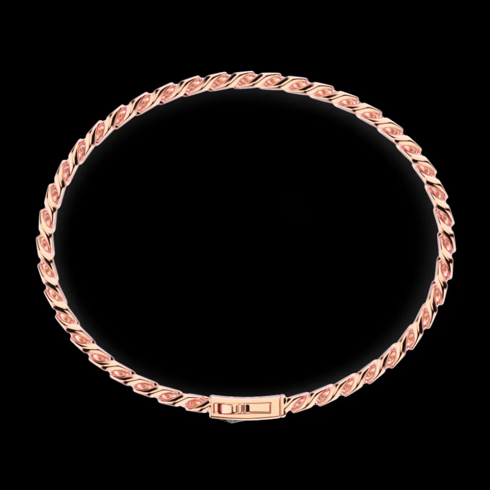 Bracciale a grumette Zanca in argento.
