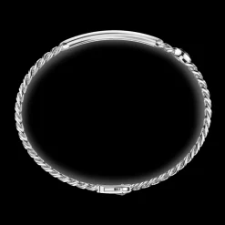 Bracciale a grumette Zancan in argento con targa e  pietre onice.