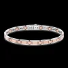 Bracciale da uomo Zancan in argento e oro rosa.