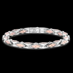 Bracciale da uomo Zancan in argento e oro rosa.