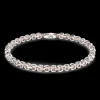 Bracciale da uomo Zancan catena in argento e oro 18k.