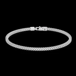 Bracciale solo maglia Zancan in argento.