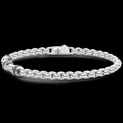 Bracciale solo maglia Zancan in argento.