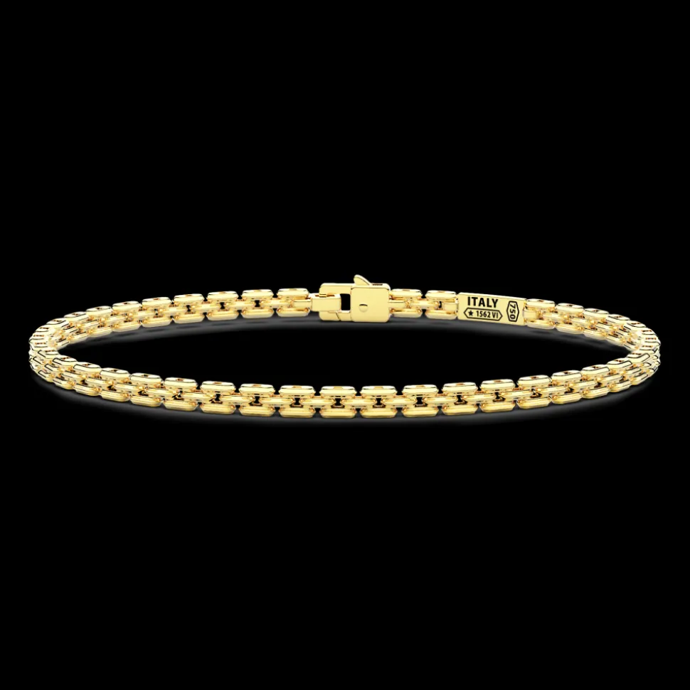 Bracciale solo maglia Zancan in oro 18kt.