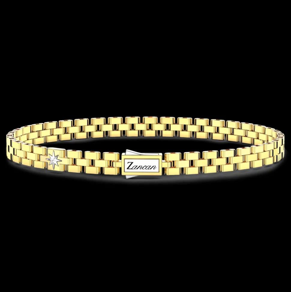 Bracciale solo maglia Zancan in oro 18kt.
