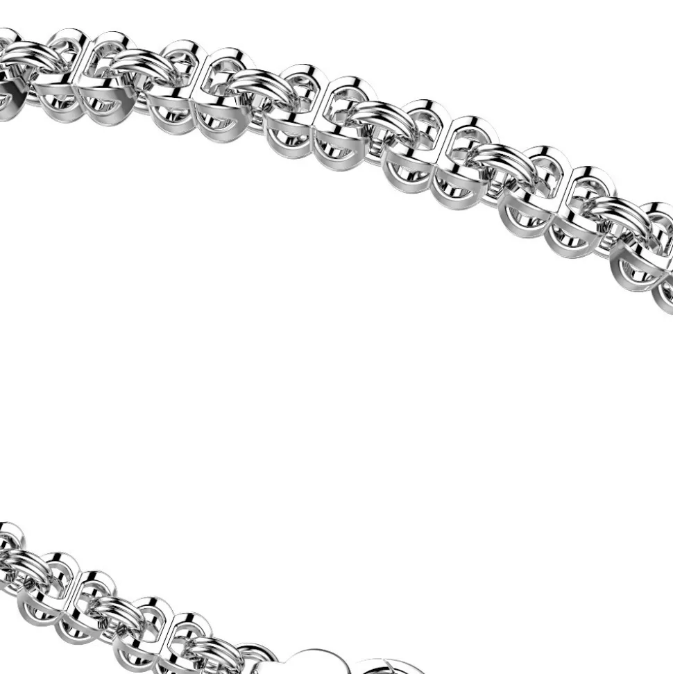 Bracciale solo maglia Zancan in argento
