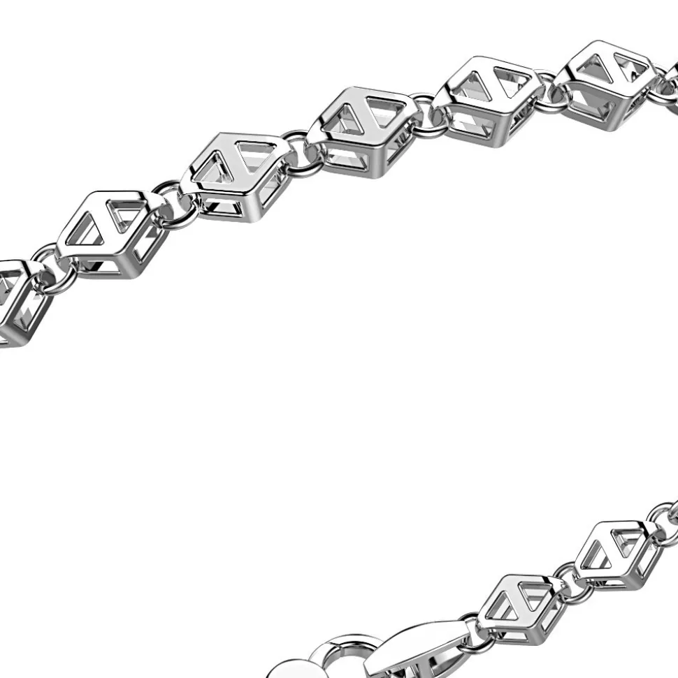 Bracciale solo maglia Zancan in argento