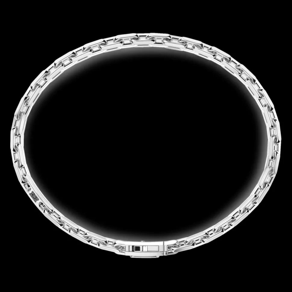 Bracciale solo maglia Zancan in argento.