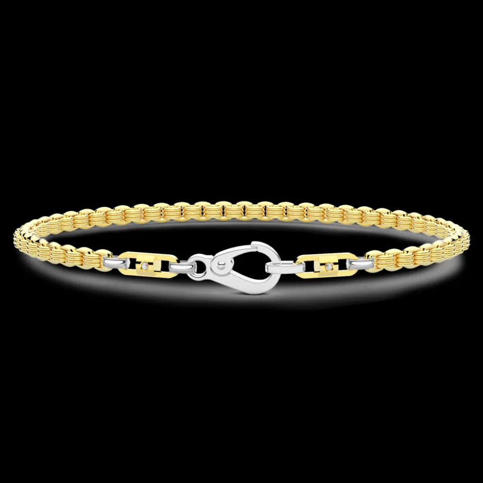 Bracciale solo maglia Zancan in oro 18kt.