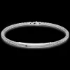 Bracciale Zancan in argento con pietre nere.
