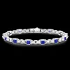 Bracciale Zancan in argento 925 con pietre naturali.