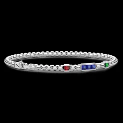 Bracciale Zancan in argento con pietre naturali.