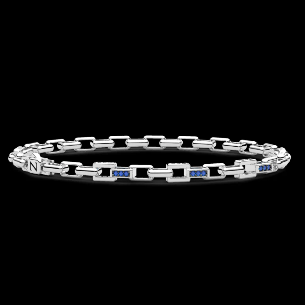 Bracciale Zancan in argento con pietre naturali.