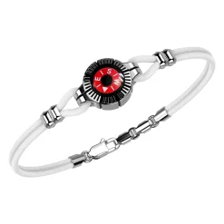 Bracciale Zancan in argento con bussola.