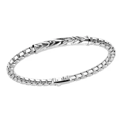 Bracciale Zancan in argento con targa.