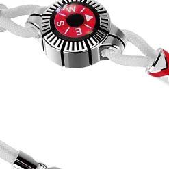 Bracciale Zancan in argento con bussola.