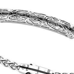 Bracciale Zancan in argento con targa.