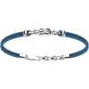 Bracciale Zancan in kevlar e nodo in argento.