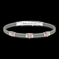 Bracciale Zancan in kevlar con elementi nautici.