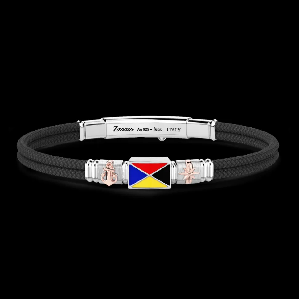 Bracciale Zancan in kevlar con bandiere nautiche.