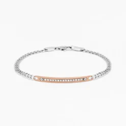 Bracciale Zancan in oro bianco con diamanti.