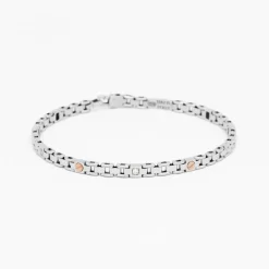 Bracciale  Zancan in oro bianco con diamanti.