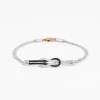 Bracciale  Zancan in oro bianco con diamanti.