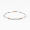 Bracciale  Zancan in oro bianco con diamanti.