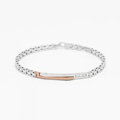Bracciale  Zancan in oro bianco con diamanti.