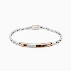 Bracciale Zancan in oro bianco con diamanti.