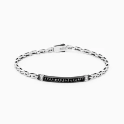 Bracciale Zancan in oro bianco con diamanti.