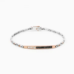 Bracciale Zancan in oro bianco con diamanti.