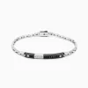 Bracciale  Zancan in oro bianco con diamanti.