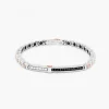 Bracciale  Zancan in oro bianco con diamanti.