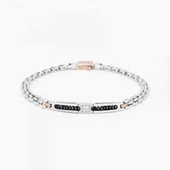 Bracciale Zancan in oro bianco con diamanti.