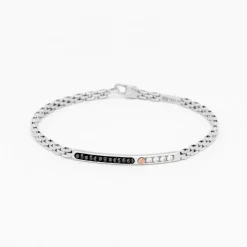 Bracciale Zancan in oro bianco con diamanti.
